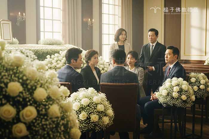 不限於葬禮期間，不論是在靈堂、佛事法會壇場、追思會場、或是佛寺道場中誦經，心念迴向亡者，都是在傳遞佛教慎終追遠與冥陽兩利的理念。｜楊子佛教禮儀公司