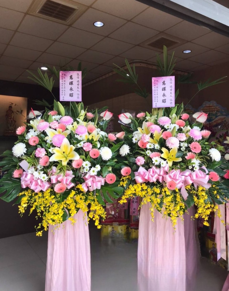 歐式高架藝術花籃